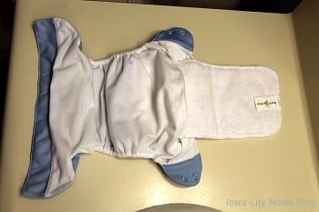 Pocket Diaper with Insert Showing