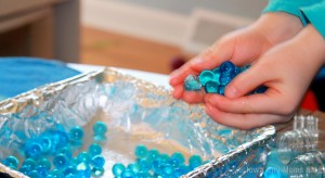 Repurposed Preschool - water beads 1