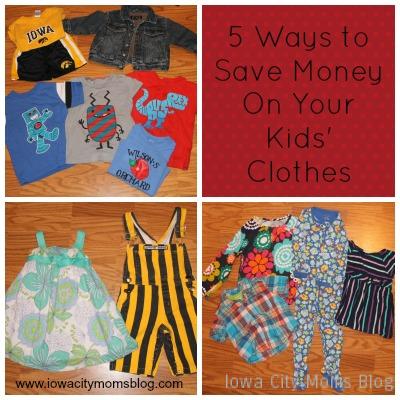 5 ways to save money on kids' clothes