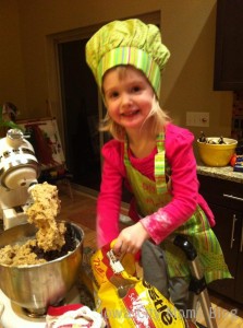 Aissa chef hat with cookies