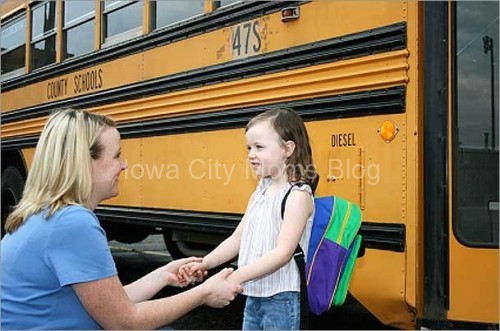 Back to school jitters - bus