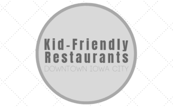 Kid Friendly restaurants in downtown Iowa City Ped Mall