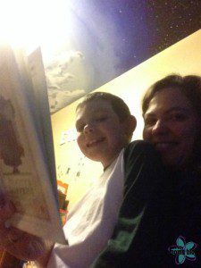 Bedtime reading with my oldest