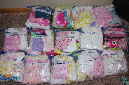 spring organizing baby clothes