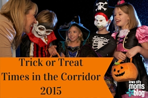 trick or treat times 2015