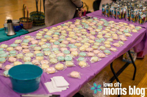 Iowa City Moms Blog Egg Hunt, Pink Umbrella Bakery