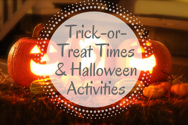 Trick or treat times and halloween activities in Iowa City