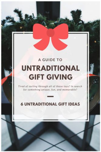 untraditional gift giving ideas