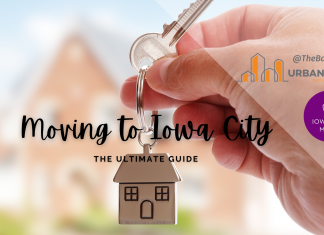 graphic: moving to Iowa City the Ultimate Guide