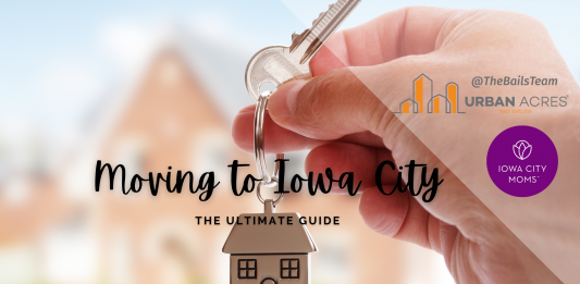 graphic: moving to Iowa City the Ultimate Guide