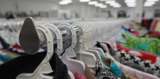 Image: clothing to donate or consign in the Iowa City area