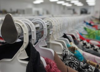 Image: clothing to donate or consign in the Iowa City area