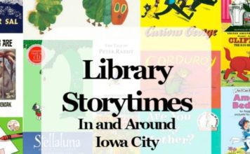 Library Storytimes in the Iowa City area