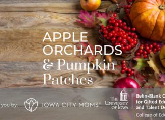 Apple Orchards pumpkin patches iowa city cedar rapids corridor