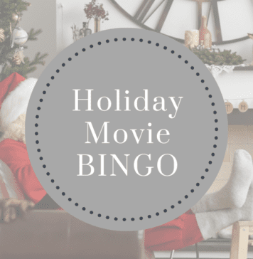 Graphic: Holiday Movie BINGO