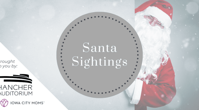 Santa Sightings: Where to see Santa in Iowa City