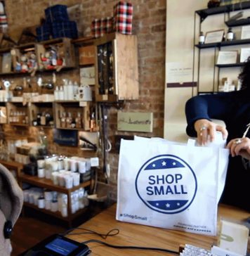 An image of shopping small. How you can support small businesses in the Iowa City area during COVID-19.