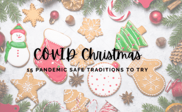 15 safe covid christmas traditions graphic