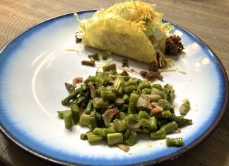 Simple Southern Fried Cabbage/Asparagus Recipe