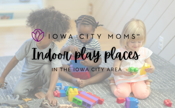 Iowa City Area Indoor Play Spaces Graphic