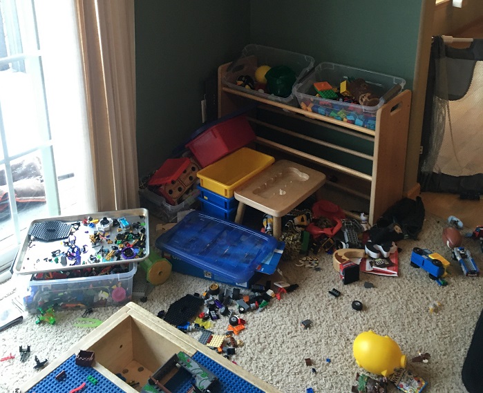 An image of a mess playroom