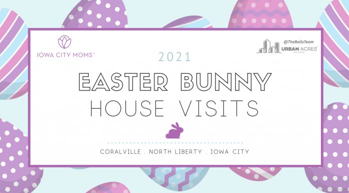 Easter Bunny House Visits in the Iowa City Area