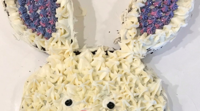 Easy Easter Bunny Cake