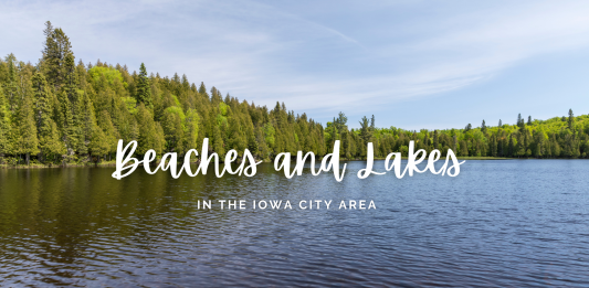 Beaches and Lakes in the Iowa City area