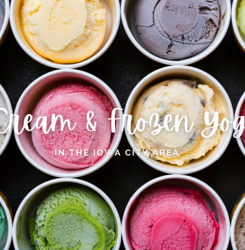 ice cream and frozen yogurt in the iowa city area