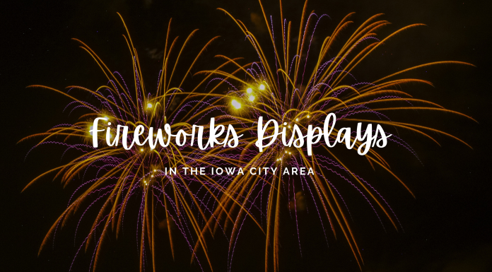 Fireworks in the Iowa City area