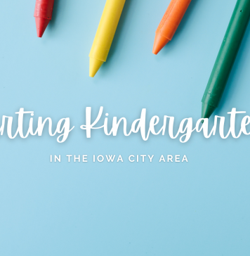 Kindergarten in the Iowa City area