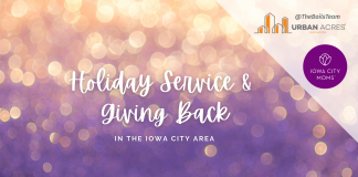 Graphic: Guide to Holiday Service and Giving Back in the Iowa City Area