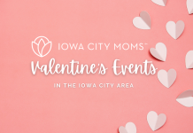 Graphic: Valentine's Day Events inthe Iowa City area