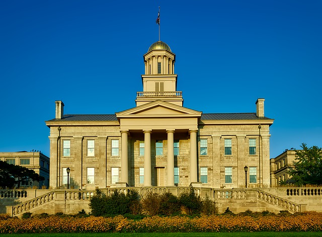 Image: Old Capitol, a destination for spring break activities in the Iowa City area