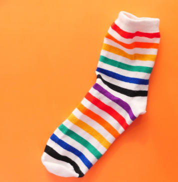 a photo of a sock