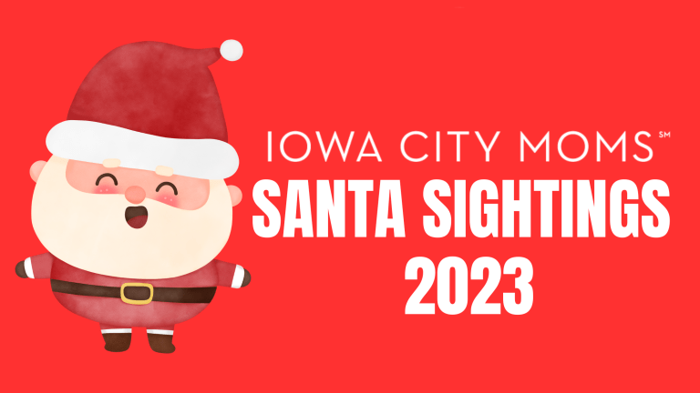 Iowa City Area Santa Sightings – 2023